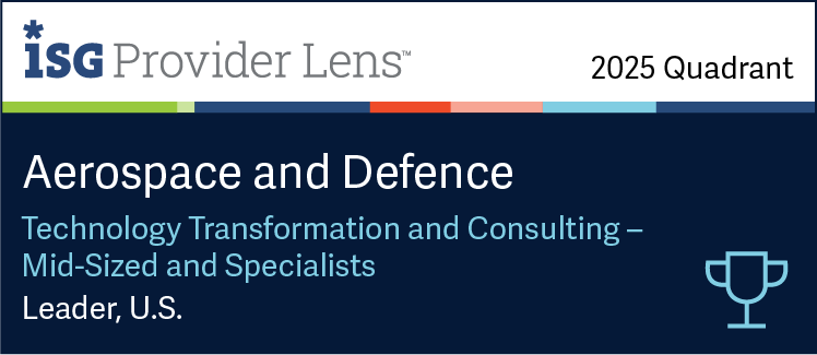 ISG Provider Lens recognition for Aerospace and Defense services